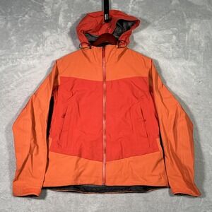 Arcteryx Jacket Womens L Orange Gore-Tex Ski Shell Hooded RECCO Scorpion